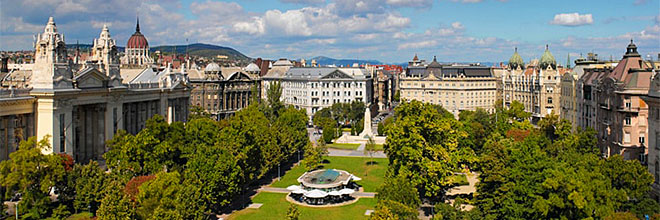 Площадь Сабадшаг, Будапешт. Венгрия